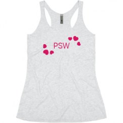 Ladies Slim Fit Super Soft Racerback Triblend Tank