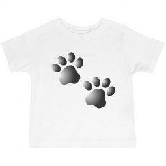 Cute Dog Cat Paw Prints Pattern