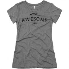 Ladies Slim Fit Super Soft Triblend Tee