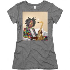 Ladies Slim Fit Super Soft Triblend Tee