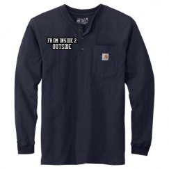 Unisex Carhartt Long Sleeve Henley Tee