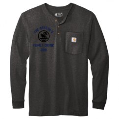 Unisex Carhartt Long Sleeve Henley Tee 