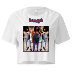 Ladies Festival Cali Crop Top Tee