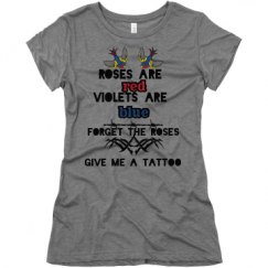 Ladies Slim Fit Super Soft Triblend Tee