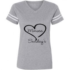 Ladies Relaxed Fit Vintage Sports Tee