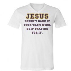 Unisex V-Neck Jersey Tee