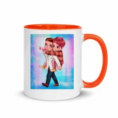 11oz Ceramic Mug with Color Inside