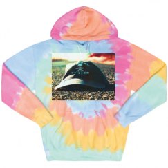 Unisex Tie-Dye Fleece Hoodie