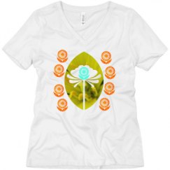 Ladies Relaxed Fit V-Neck Tee