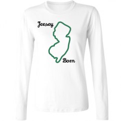 Ladies Relaxed Fit Basic Long Sleeve Tee