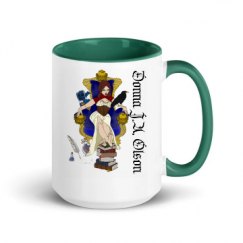 15oz Ceramic Mug with Color Inside