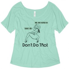 Ladies Flowy Slouchy Tee