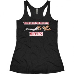 Ladies Slim Fit Super Soft Racerback Triblend Tank