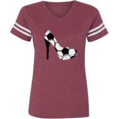 Ladies Relaxed Fit Vintage Sports Tee