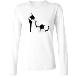 Ladies Relaxed Fit Basic Long Sleeve Tee