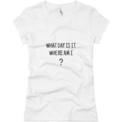 Ladies Slim Fit Basic Promo Jersey Tee