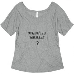 Ladies Flowy Slouchy Tee