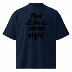 Unisex Organic Oversized High Neck T-Shirt