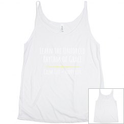 Learn the Unforced Rhythm of Grace Flowy Tank