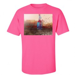 Unisex Ultra Cotton Safety Neon Crewneck Tee