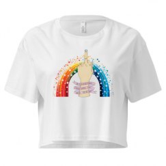 Ladies Festival Cali Crop Top Tee