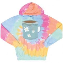 Unisex Tie-Dye Fleece Hoodie
