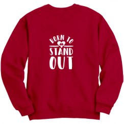 Unisex Film and Foil Crewneck Sweatshirt