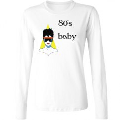 Ladies Relaxed Fit Basic Long Sleeve Tee