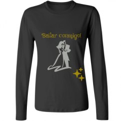 Ladies Relaxed Fit Basic Long Sleeve Tee