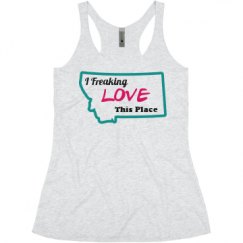 Ladies Slim Fit Super Soft Racerback Triblend Tank