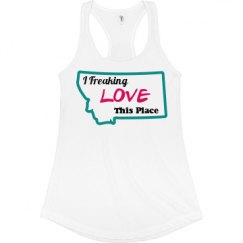 Ladies Slim Fit Racerback Tank Top