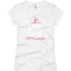 Ladies Slim Fit Basic Promo Jersey Tee