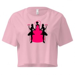 Ladies Festival Cali Crop Top Tee