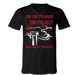 Unisex V-Neck Jersey Tee