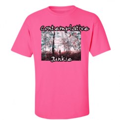 Unisex Ultra Cotton Safety Neon Crewneck Tee