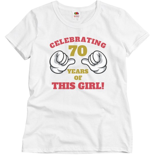 70 years of this girl