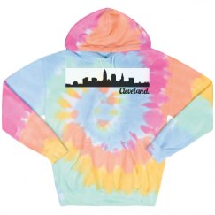 Unisex Tie-Dye Fleece Hoodie