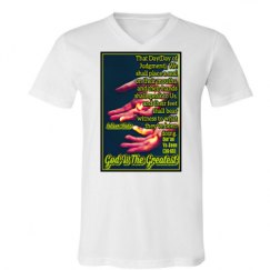 Unisex V-Neck Jersey Tee