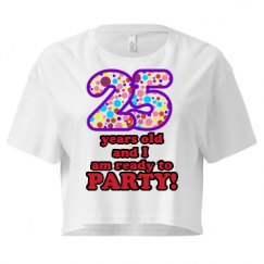 Ladies Festival Cali Crop Top Tee