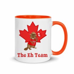 11oz Ceramic Mug with Color Inside