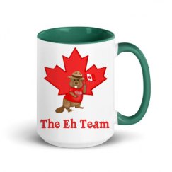 15oz Ceramic Mug with Color Inside