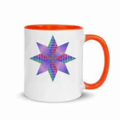 11oz Ceramic Mug with Color Inside
