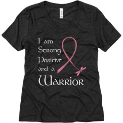 Ladies Relaxed Fit Super Soft Triblend V-Neck Tee