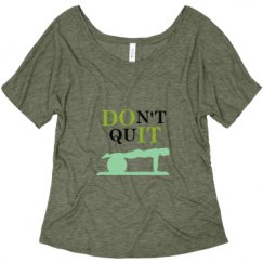 Ladies Flowy Slouchy Tee