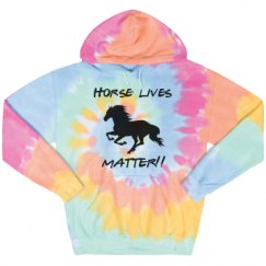 Unisex Tie-Dye Fleece Hoodie