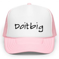 Pink custom hat