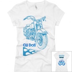 CW DATI AQUA BLUE FLAME MOTO SLIMFIT