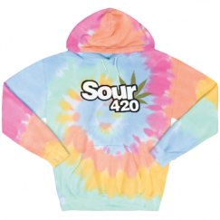 Unisex Tie-Dye Fleece Hoodie