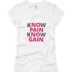 Ladies Slim Fit Basic Promo Jersey Tee