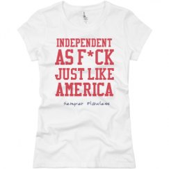 Ladies Slim Fit Basic Promo Jersey Tee